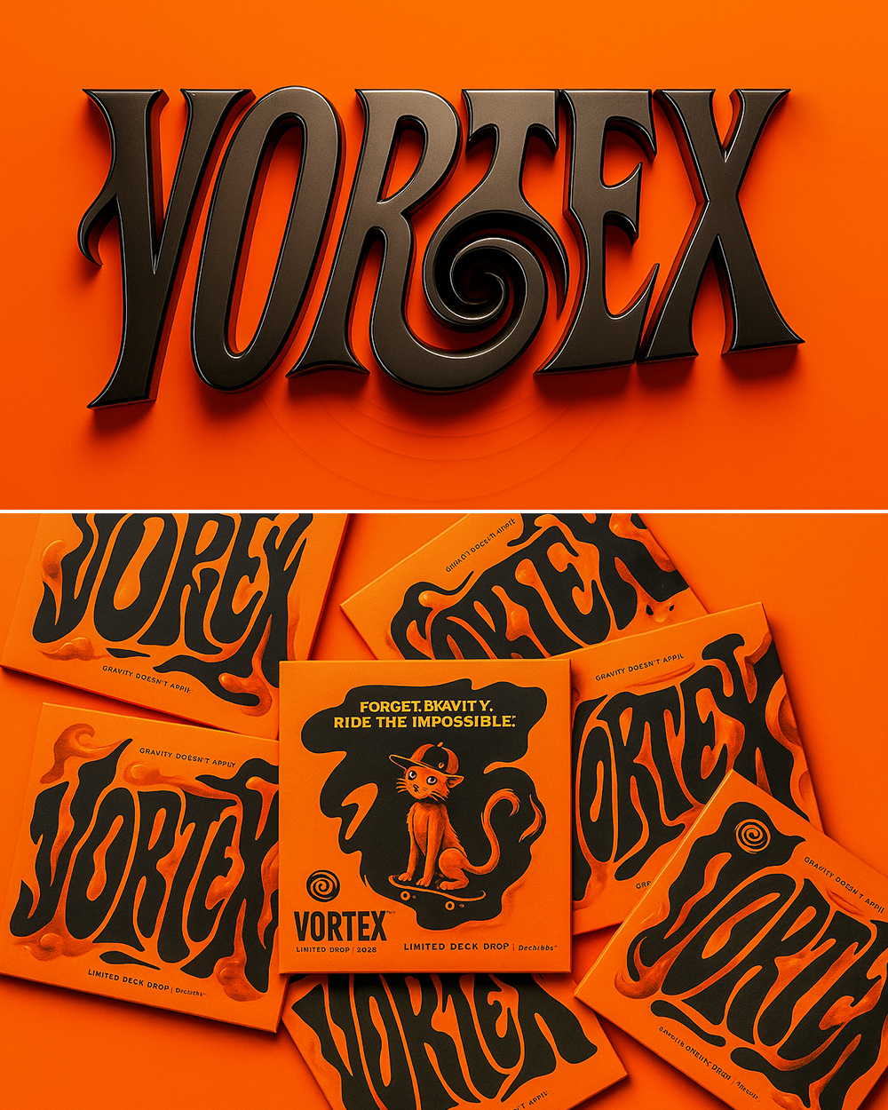Kinetic and Surreal Logo Design by Jenna Larco